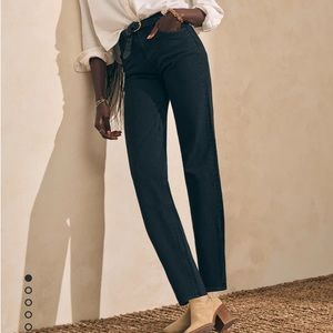 NWT, Organic FAHERTY jeans, black size 26, slim straight fit